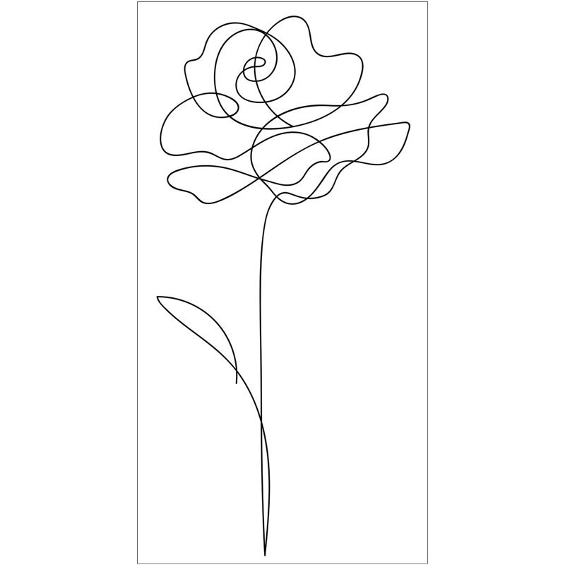 Décalcomanie murale rose doux