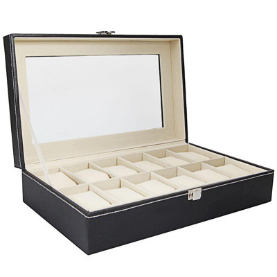 Wood Watch Box + Locking