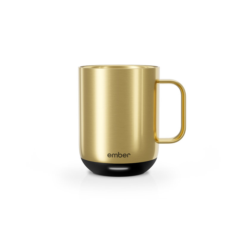 Ember Mug 2, Temperature Control Smart Mug, 10 Oz, Gold