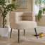 Chamelle Wide Upholstered Barrel Chair-1477191245