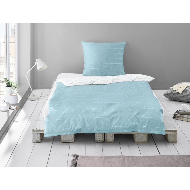 Palma Duvet Cover Set, Single Duvet Cover + 1 Pillowcase, Kiwi