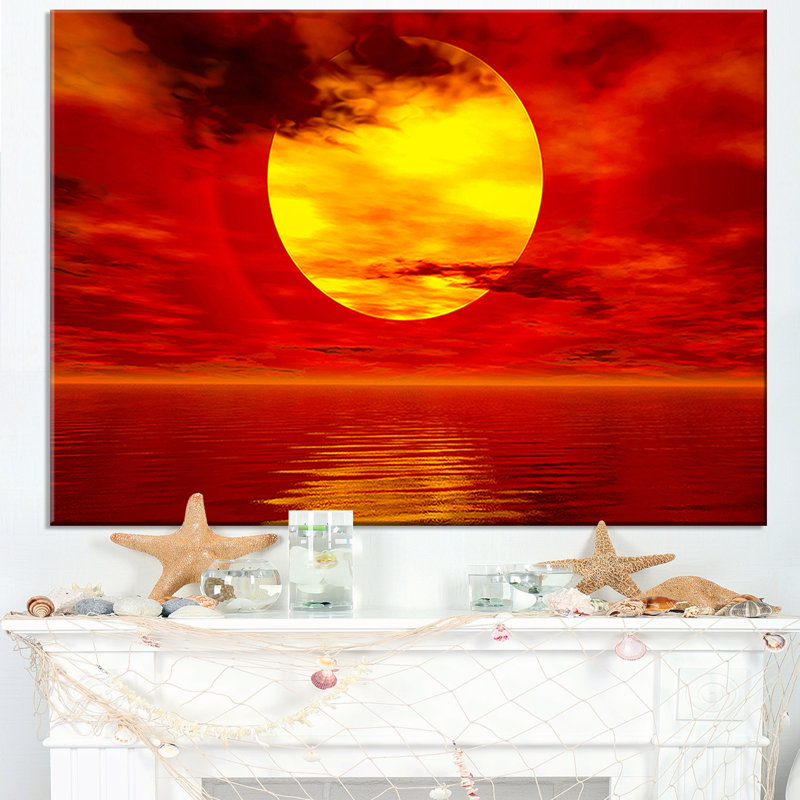 «Golden Sun Sink» - reproduction, H 20 po x l 20 po x P 1 po, Toile tendue