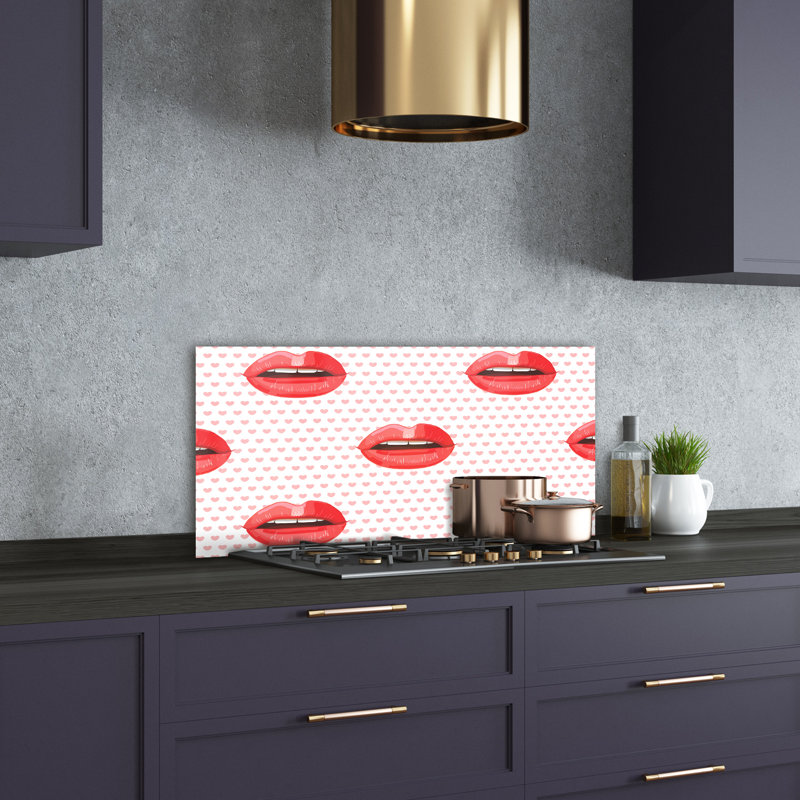 Alexnadra 50cm W x 100cm L Glass Peel and Stick Panel