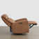 Genuine Leather Triple Motor Glider Swivel Rocker Power Recliner With Power Headrest And Power Lumbar Support