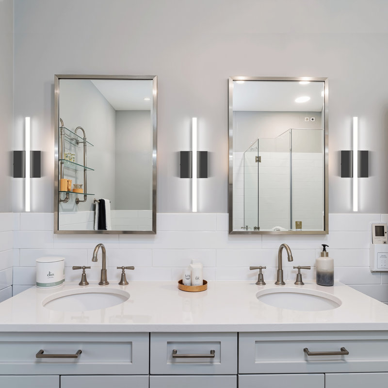 16'' Acrylic LED Bath Bar Bedroom Vanity Light, 4.7" H x 15.9" W x 2.9" D