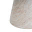 Table d'appoint d'extérieur / d'intérieur en béton léger, finition travertin