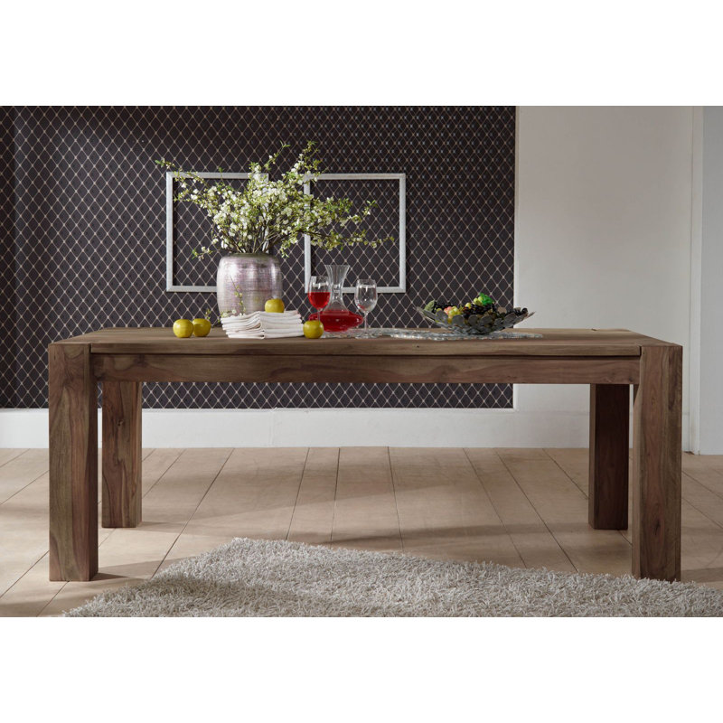 Nature Solid Wood Dining Table, H76 x L220 x W100cm