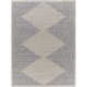 Calliah Striped Polypropylene Area Rug in Blue/Cream
