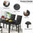 4-Person Dining Table And Chair Set, Dining Table And Chair 5-Piece Set, Diamond Leather Seats For Dining Room,-1638086765