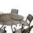 Casler Traditional Mesh Lattice Dining Set-123417197