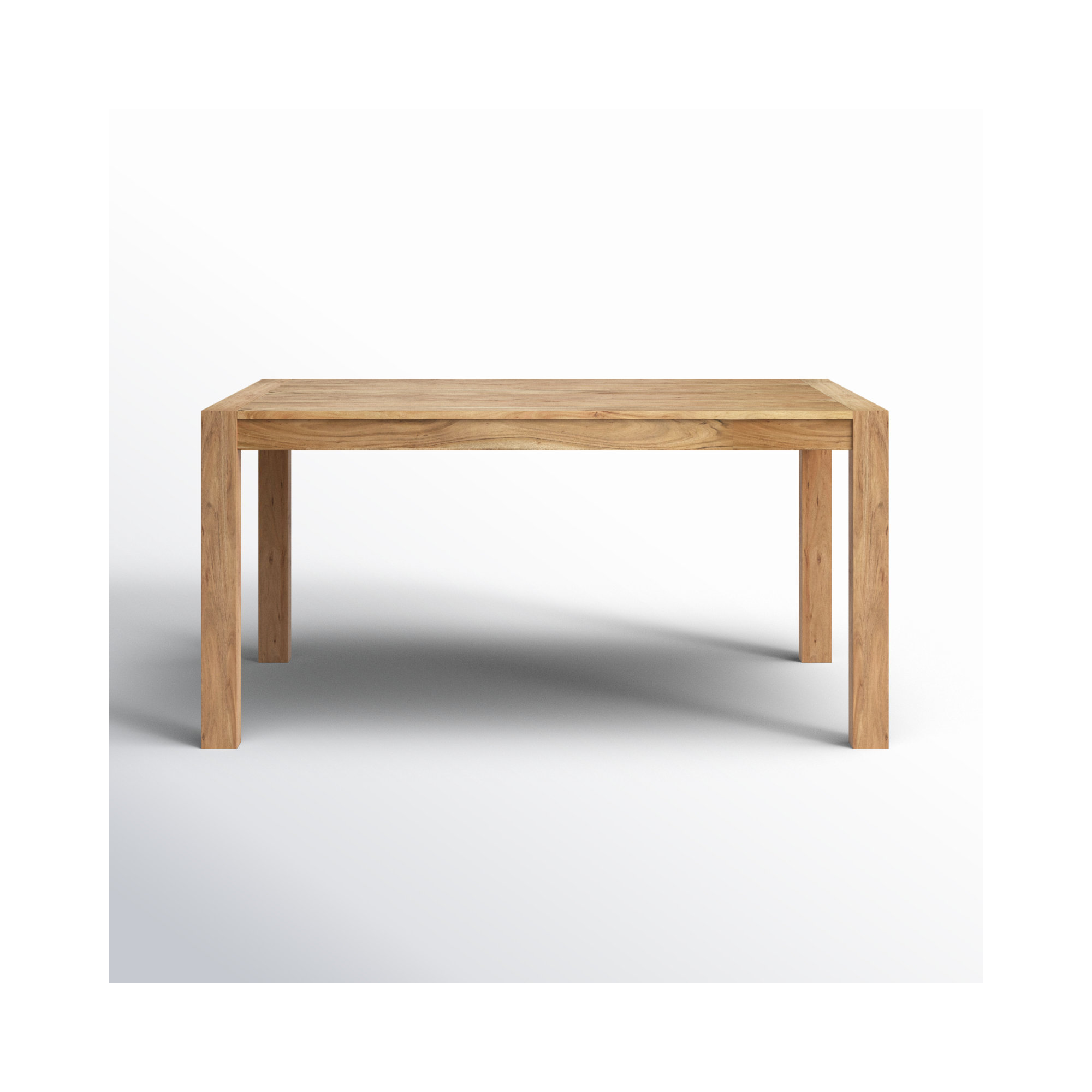 Uvita Teak Outdoor Dining Table, 38" W x 59" L x 29" H