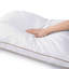 Ensemble de 2 oreillers en duvet d'oie à plumes et en duvet à soufflet Gusset-533928160-448261764