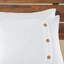 Ensemble d'édredon 3 pièces en coton gaufré blanc-113361318
