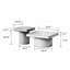 Ensemble de 2 tables basses gigognes Modern-132850231