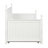 Twin Size Wood Daybed With Twin Size Trundle (White)