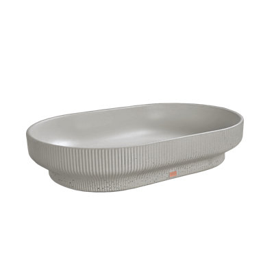 Lotus Oval Concrete Vessel Sink