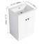 Meuble-lavabo autoportant 24 po avec lavabo en résine et 2 portes d'armoire à fermeture douce-943183534-943183532
