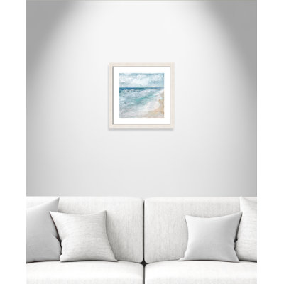 Balade au bord de l'eau - Peinture encadrée
