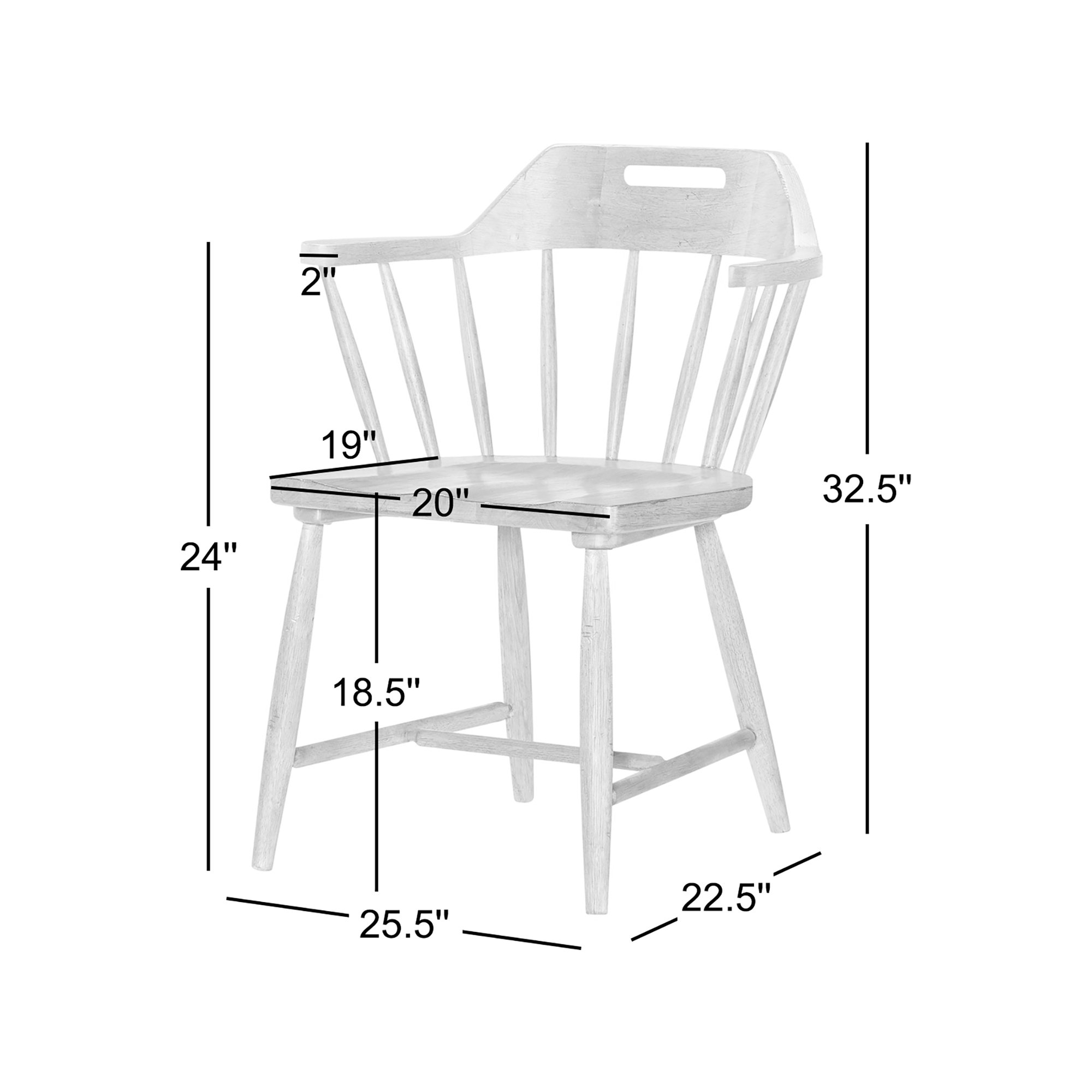 Country Living Windsor Arm Chair 2, Brown