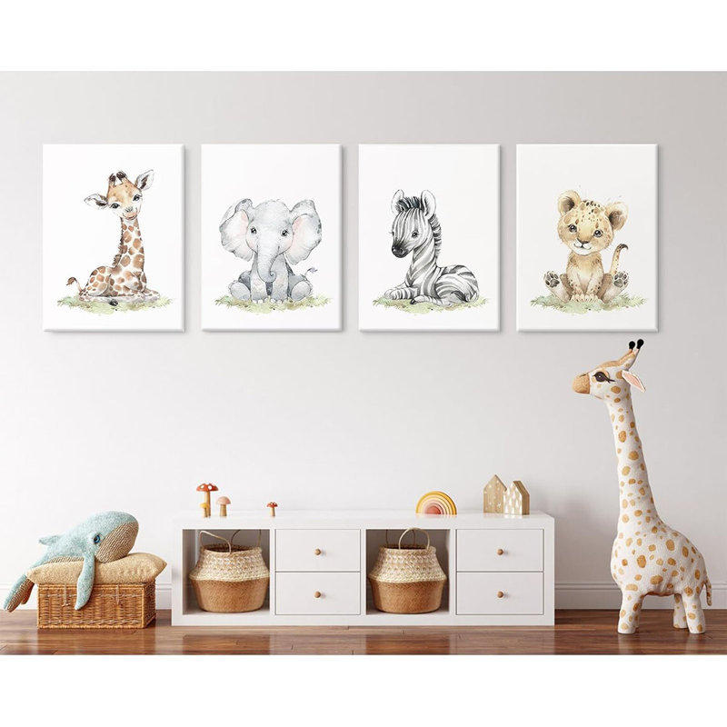 4 Piece Wrapped Canvas Print