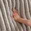 Fauteuil inclinable manuel large en velours côtelé