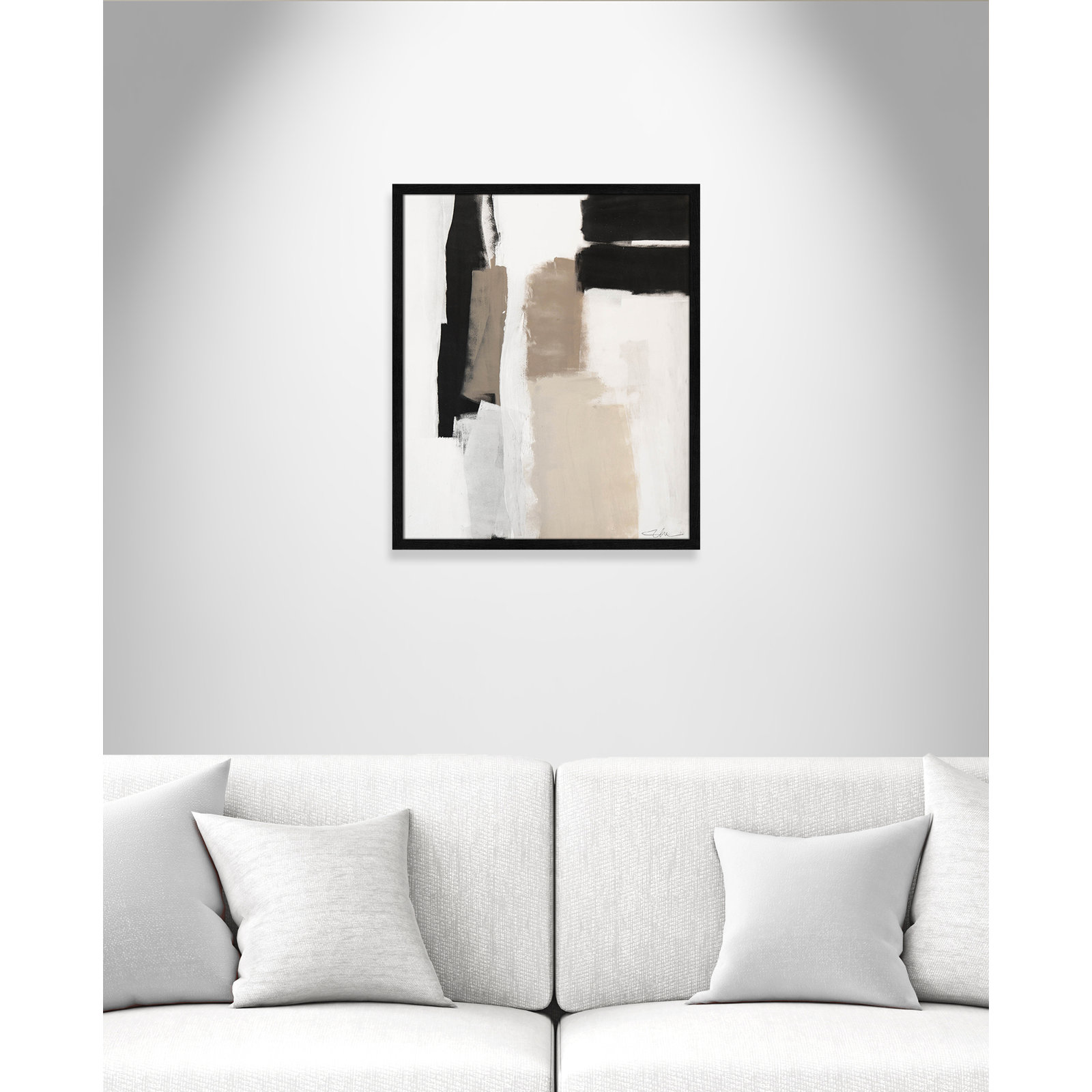 Earth Scapes II Print, Black Slim Unmatted Picture Framed, 25.5" H x 21.5" W x 1.25" D