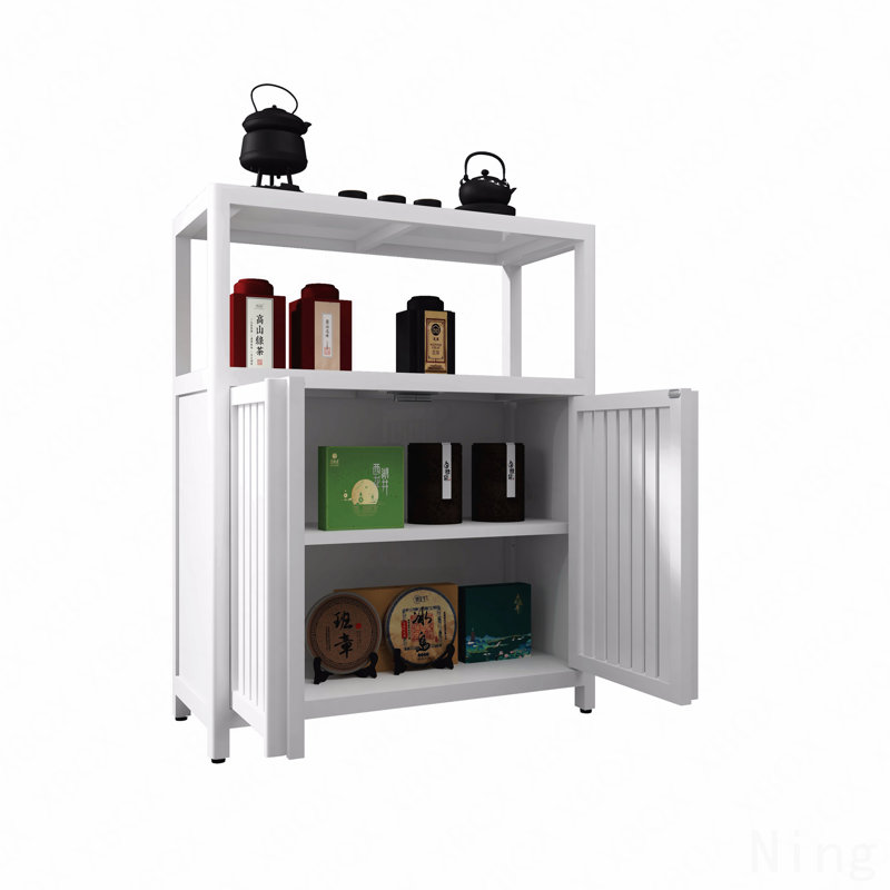 Meuble de rangement grande capacité en bambou