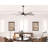 Gravity 6 - Blade Ceiling Fan with LED Light Kit and Handheld Remote and Wifi Smart Fan-84452974-90709895