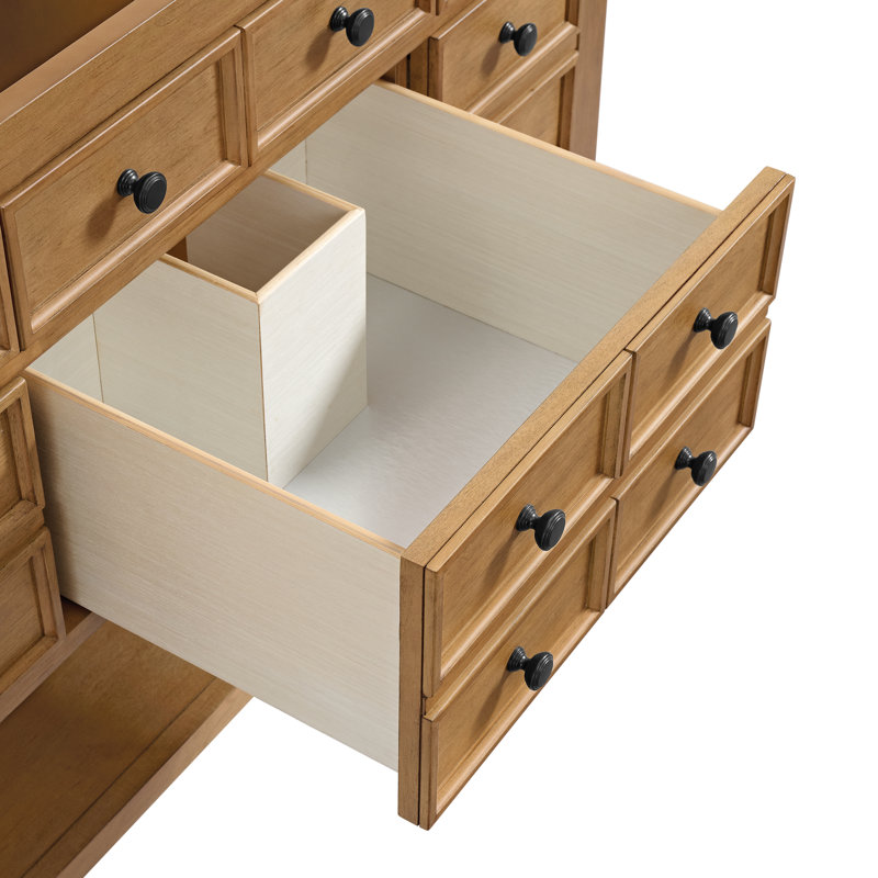 Malibu 48'' W Single Bathroom Vanity Base, Amber Birch