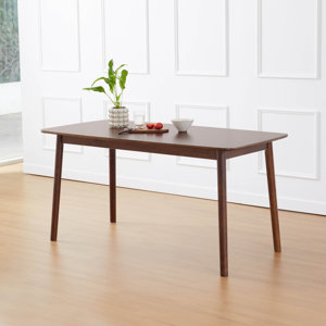 Husno 47" Rubberwood Solid Wood Dining Table