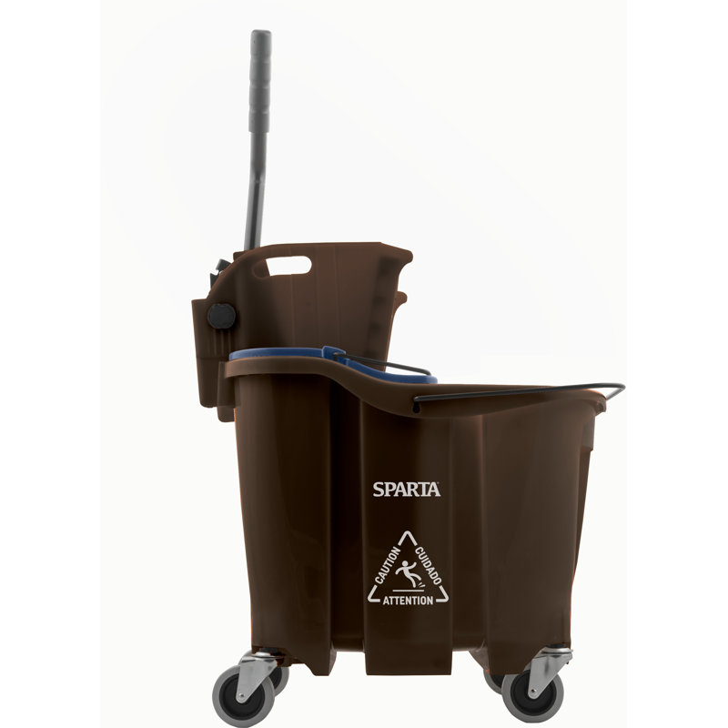 Combo seau à vadrouille 35 qt OmniFit, Brun