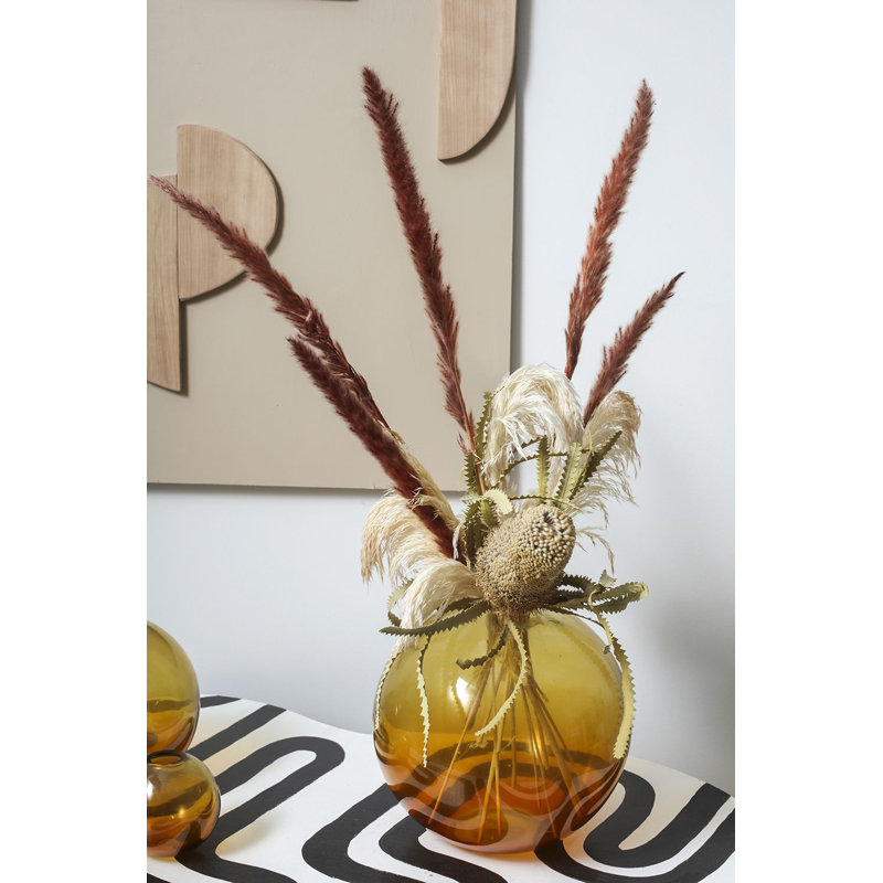 Joah 9.5'' Handmade Glass Table Vase