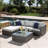 Josselyn 3 - Person Patio Conversation Set with Cushions-127536855