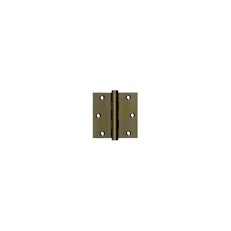 102'' x 102'' Butt Bearing Hinge, Antique Brass