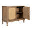 Armoire décorative classique en canne tissée avec porte magnétique