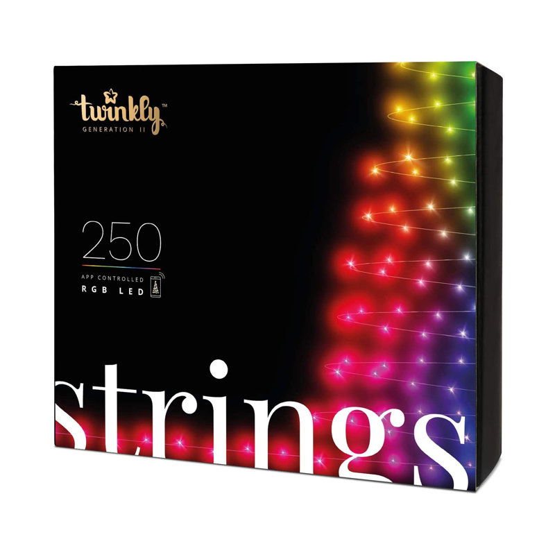 Twinkly Smart Decorations 65.5' Multicolor Indoor/Outdoor String Lights