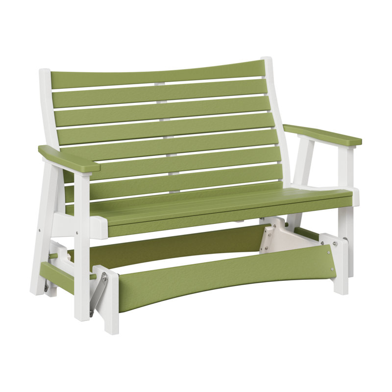 Bristol Outdoor Glider, Kiwi Green/White