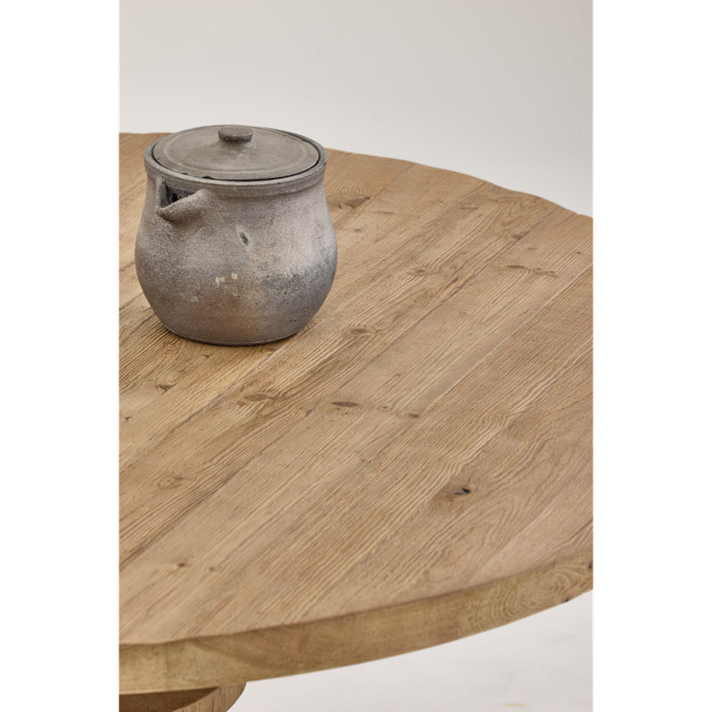 Pine Round Solid Wood Dining Table