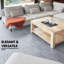 Upham Upham Self-Adhesive Carpet Style Peel and Stick 60 Pack (5.57 sqm) 30.5 x 30.5cm PVC and Vinyl Tile-1743379541