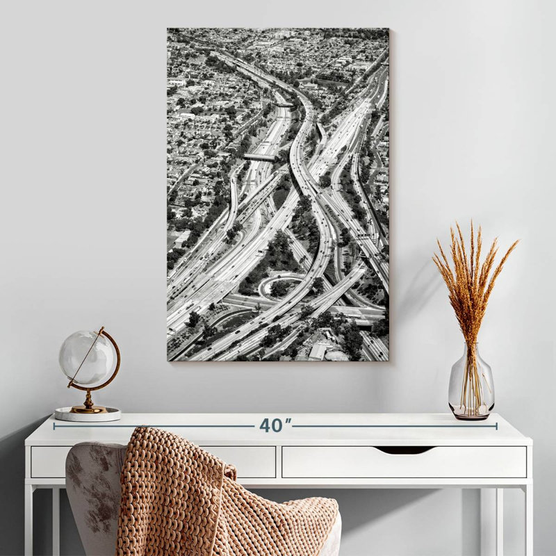 Mehar Black California Los Angeles Freeway, H 30 po x l 20 po