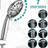 7 Dual Shower Head System With Stainless Steel Slide Bar, , 1.8 Gpm, Wall Mount, 59" Hose, Versatile Use Finish 7-setting And Contemporary Style