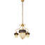 Lustre géométrique à 5 lumières Heier