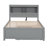 Full Size Platform Bed With Trundle, Drawers And USB Plugs-1781980550-1785150178