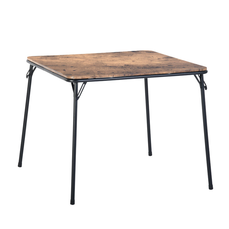 Northboro 86cm Square Folding Table, Brown