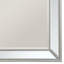 Verre à eau Elara X P 38 po H Miroir rectangulaire transitionnel avec cadre en bois