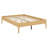 Sturdy Wood Platform Bed Frame Featuring Wood Slat and Metal Support-1897872208