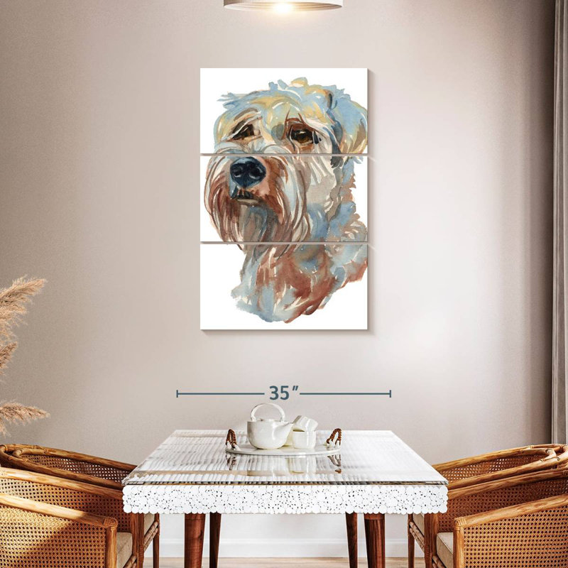 Brampt Wheaten Terrier, 45" H x 28" W