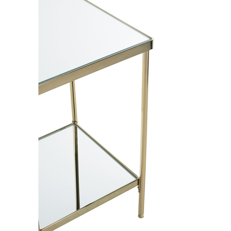 Kernberry End Table, Brass -plated