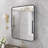 Anaahat Framed Medicine Cabinet Mirror Adjustable-1307788209-1307788210