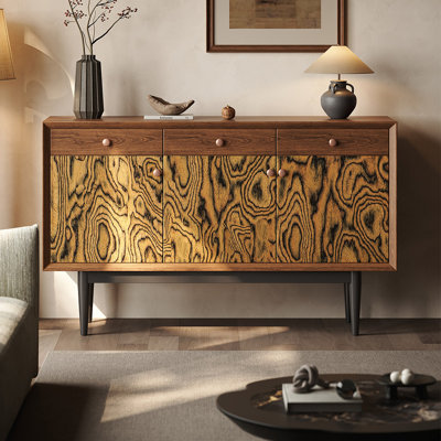 Armoire d'entrée rétro sur pied